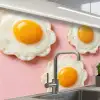Eieren - Bloem - Roze keuken achterwand 2 middel -zzzz3d_schuin