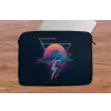 Wolk - Bliksemschicht - Driehoeken - Lijnen laptophoes neopreen klein -tafel