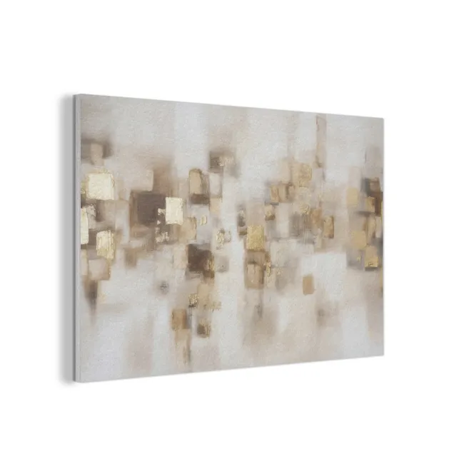 Acoustic Felt - Abstract squares - Earth tones - Misty