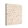 Beige - Aardspatroon aluminium wit klein -3d