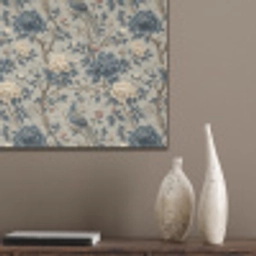 Pauw - Bloemen - Blauw PET vilt klein 837 -sfeer6_closeup