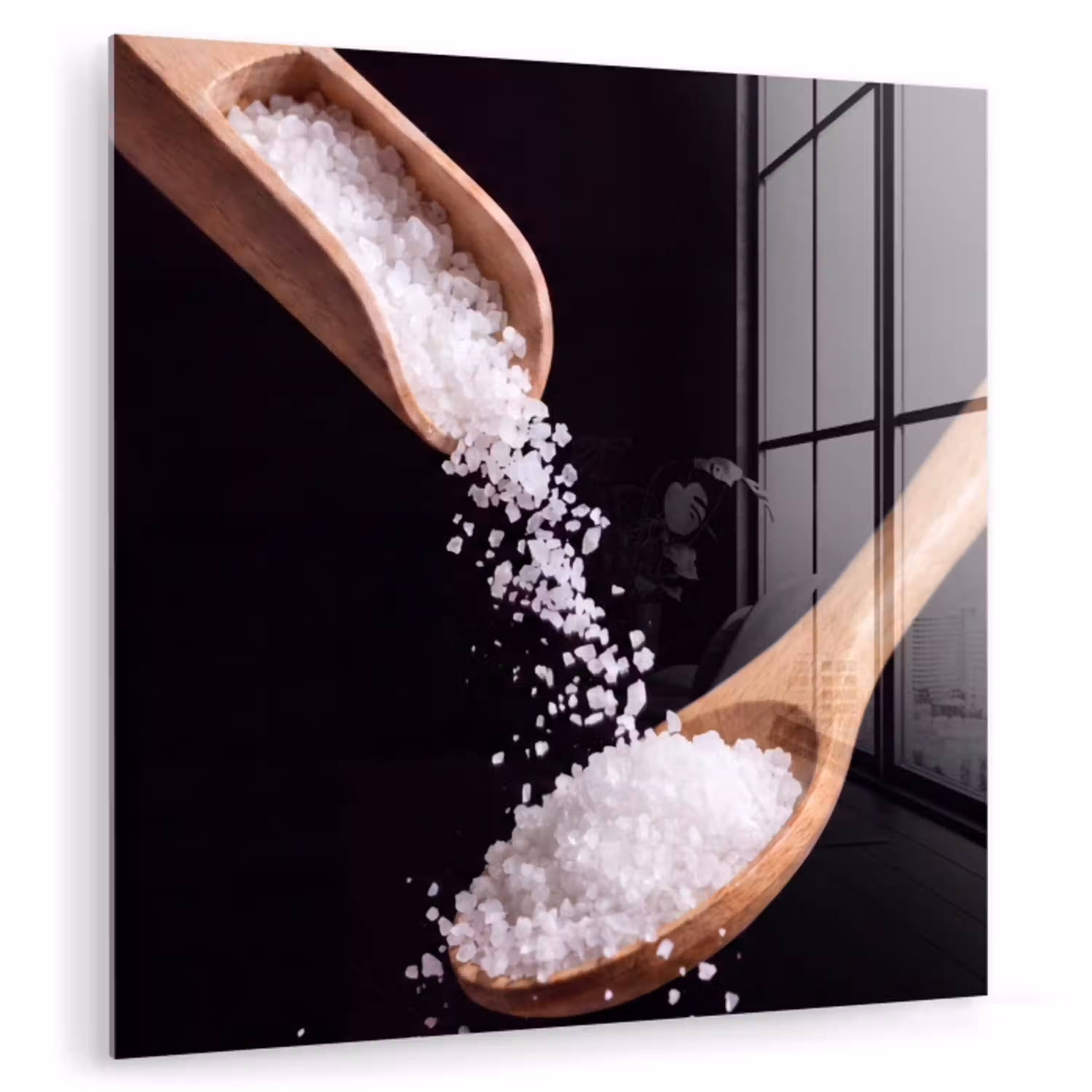 Eten - Zout - Hout plexiglas 5mm klein -zzzproduct_nieuw