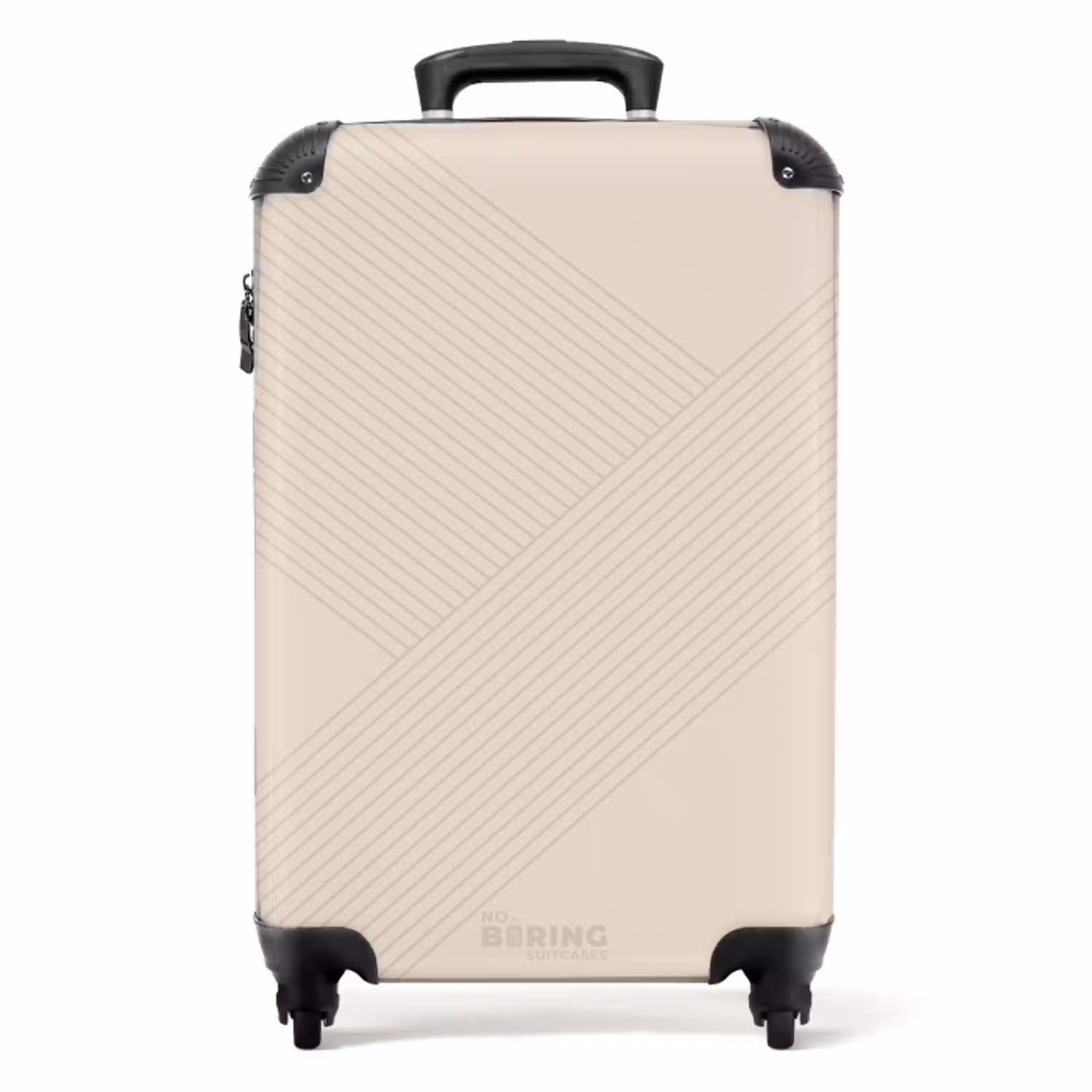 Minimal - Kruisende lijnen op NBS - Handbagage koffer - Unisex middel -productfoto_recht