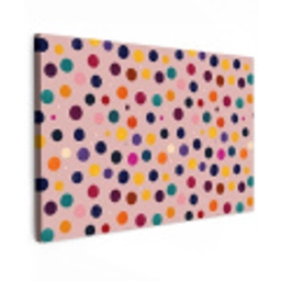 Cirkels - Patroon - Kleurrijk canvas 2cm klein 34 -z3d