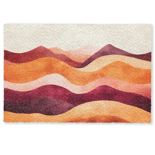 Abstract - Landschap - Golven Deurmat klein -zkaufland3d