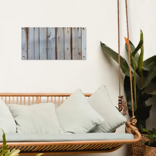 Hout - Planken - Verweerd tuinposter los doek klein -sfeer7