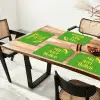 Mij niet bellen - Telefoon - Groen Placemat vinyl groot -zzsfeer4_Kitchenyeah-website