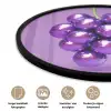 Druif - Disco - Glitter - Paars Fotolijst rond zonder passe partout klein -closeup_NL