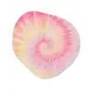 Patroon - Tie Dye - Pasteltinten - Roze Wandcirkel Organisch Forex 3mm klein -3d