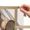 Kokosnoten - Bruin - Shaduw Light Box met batterij (Wandlamp) middel -USP_websiteprintNL