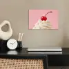 Kers - Slagroom - Roze poster papier klein -sfeer1