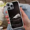 Paarden - Zwart - Wit - Kudde Hoesje iPhone 16 Pro Max met koord klein -sfeer3