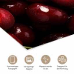 Rood - Fruit - Kersen poster papier klein -tcloseup_DE