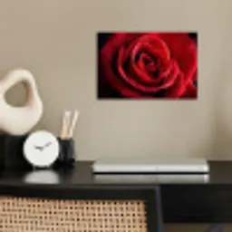 Rood - Roos - Romantisch poster papier klein -sfeer1