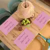 Eat me out don't stress me out - Roze - Handgeschreven Placemat vinyl groot -zzsfeer5_Kitchenyeah-website