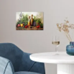 Stilleven - Kruiden - Specerijen - Fruit - Kleurrijk poster papier klein -sfeer3