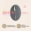 Zilver - Metaal - Lepel Akoestische PET Vilt - Rond klein -USP_DE