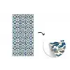 Tegel - Patroon - Blauw - Beige fotobehang vinyl groot 64 -3d