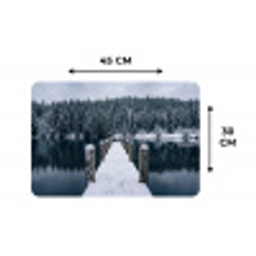 Steiger - Meer - Sneeuw - Bergen - Rustgevend Placemat vinyl groot -specs