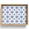 Modern - Patroon - Blauw - Roze Dienblad Rechthoek middel 911 -z3d_shopping