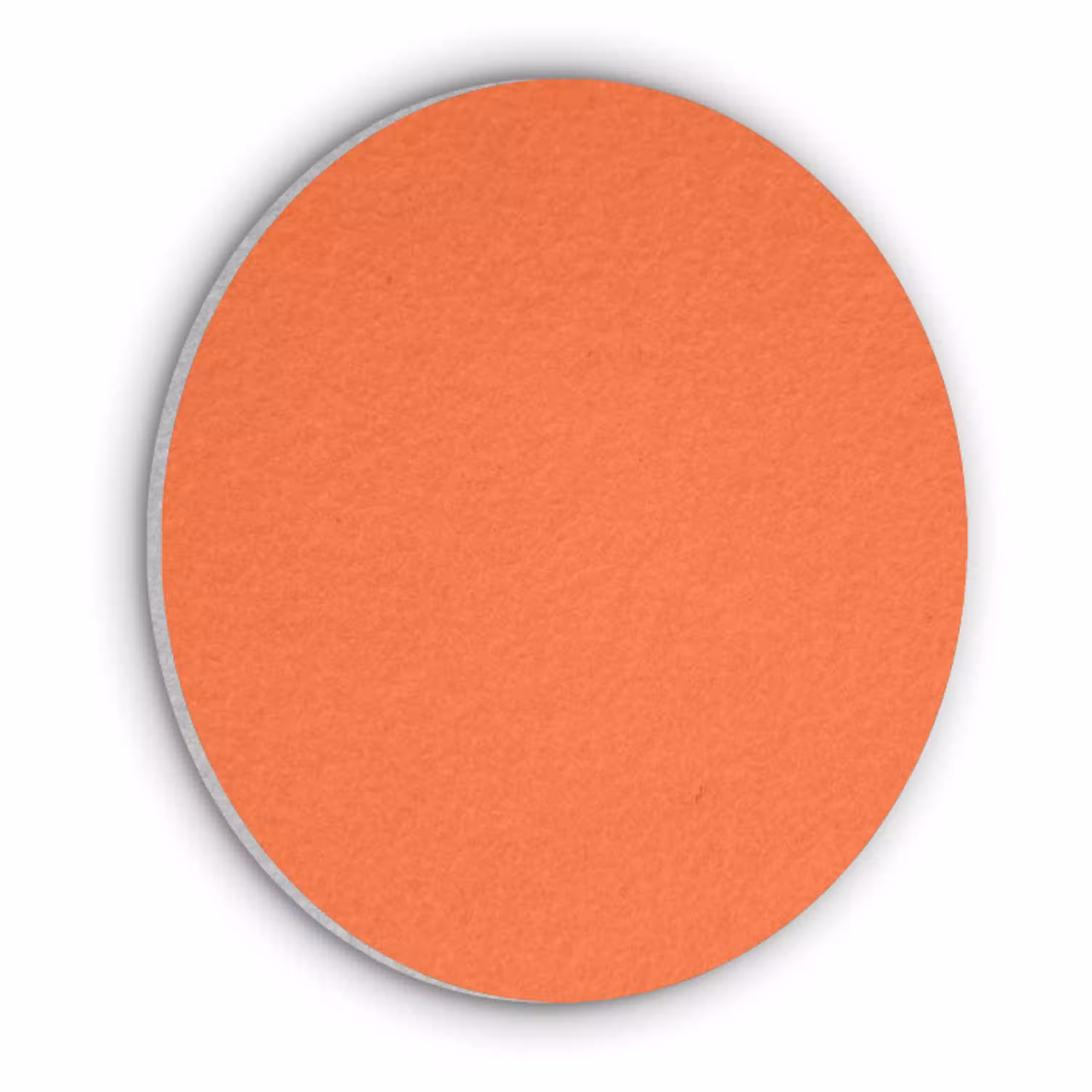 Vivid - Amber - Oranje Akoestische PET Vilt - Rond klein 838 -3d