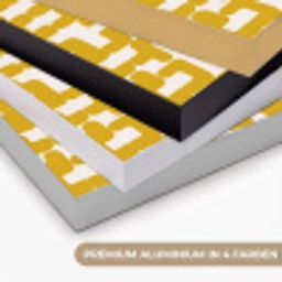 Geel - Beige - Patroon Textielframe zwart klein 947 -USP_kleurenDE
