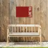 Schuin - Loveyou - Rood Tuinposter op houten frame 2 cm dik klein -sfeer4