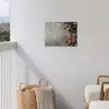 Winter - Kerst - Beton - Gingerbread man tuinposter los doek klein -sfeer8