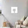 Spreuken - Huisje boompje baby - Quotes Tuinposter op houten frame 2 cm dik klein -sfeer1