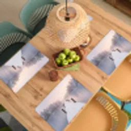 Steiger - Meer - Mist - Winter - Serene Placemat vinyl groot -zzsfeer5_Kitchenyeah-website