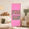 Tekst - Bold - Roze deurposter klein -sfeer2