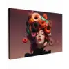 Vrouw - Donuts - Kleurrijk canvas 2cm klein -z3d