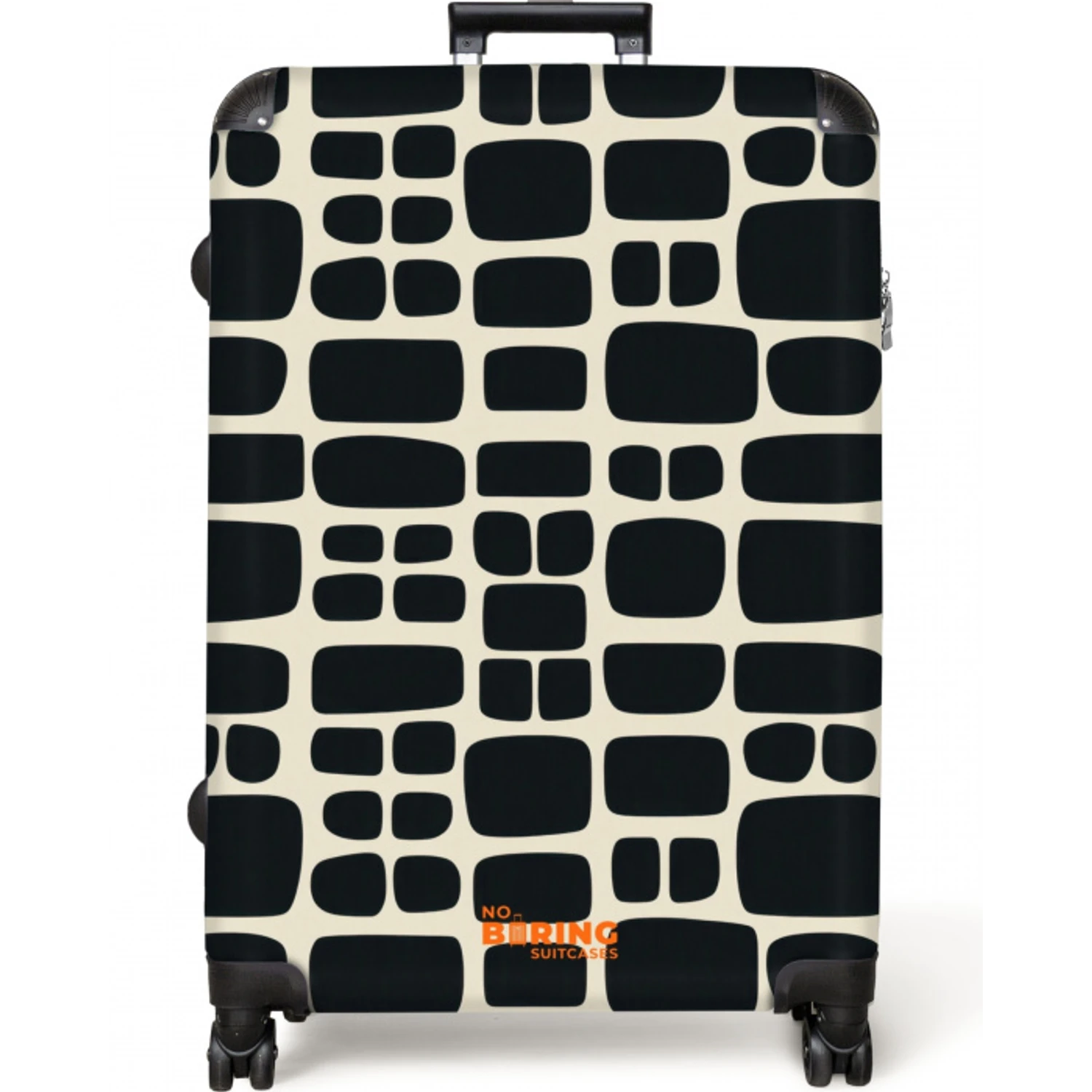 Modern - Organisch - Zwart NBS - Large koffer - Volwassenen Unisex groot -zzzzzzzzkaufland2