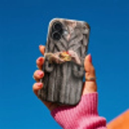 Vrouw - Hamburger - Bontjas Toughcase MagSafe Apple iPhone 17 klein -Sfeer1V