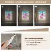 Unicorn - Meisjes - Bloemen - Regenboog - Eenhoorn Light Box met kabel (Kinderlampje) klein -USP_dimbaarNL