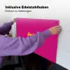 Smile - Stippen - Geel - Smiley - Roze Inductie beschemer met haakjes klein -ky-ophangen-de