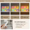 Bloemen - Illustratie - Kleurrijk Light Box met kabel (Tafellamp) klein -USP_lichtkleurNL
