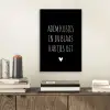 Quotes - Adem kusjes in en blaas hartjes uit - Spreuken aluminium wit klein -sfeer1