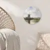 Molen - Willem Roelofs - Oude meesters - Kunst Wandcirkel kunststof plaat 5mm dik klein -sfeer5