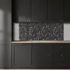 Terrazzo - Patroon - Zwart - Zacht keuken achterwand 2 middel 871 -sfeer1