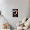 Cocktail - Zwart - Illustratie Tuinposter op houten frame 2 cm dik klein -sfeer1