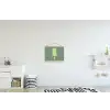 Groen - Waterijsje - Stokje - Illustratie textielposter latten blank klein -kinderkamer