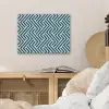 Patroon - Blauw - Lijnen - Zigzag PET vilt klein 837 -sfeer3