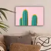 Cactussen - Modern - Pastel canvas 2cm klein -sfeer1