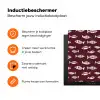 Vissen - Grafisch - Patroon - Donker Inductie beschermer vinyl 3mm klein 276 -zzzzzzz-td-ups