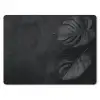 Zwart - Blad - Monstera muismat rubber klein -3d