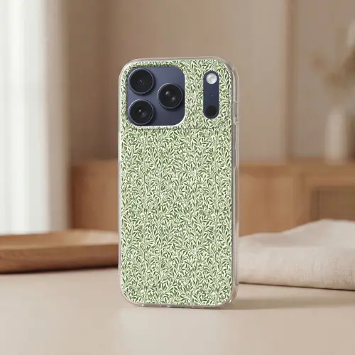 Botanisch - Takken - Groen Telefoonhoesje iPhone 17 Pro klein 878 -sfeer2