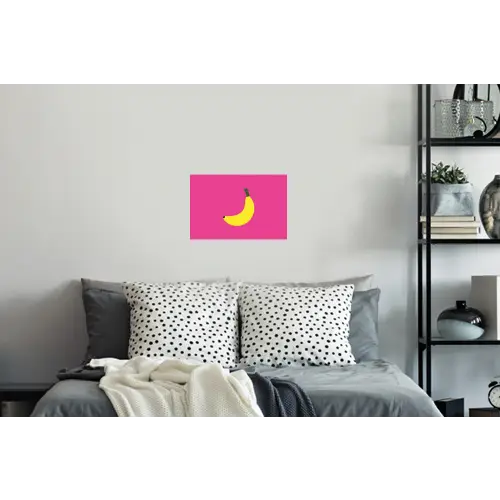 Banaan - Geel - Fruit Muursticker klein -slaapkamer