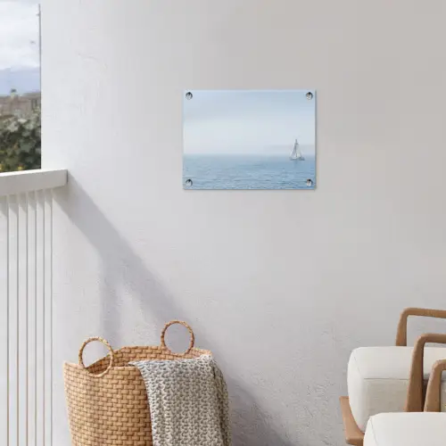 Horizon - Zeilboot - Zee tuinposter los doek klein -sfeer8