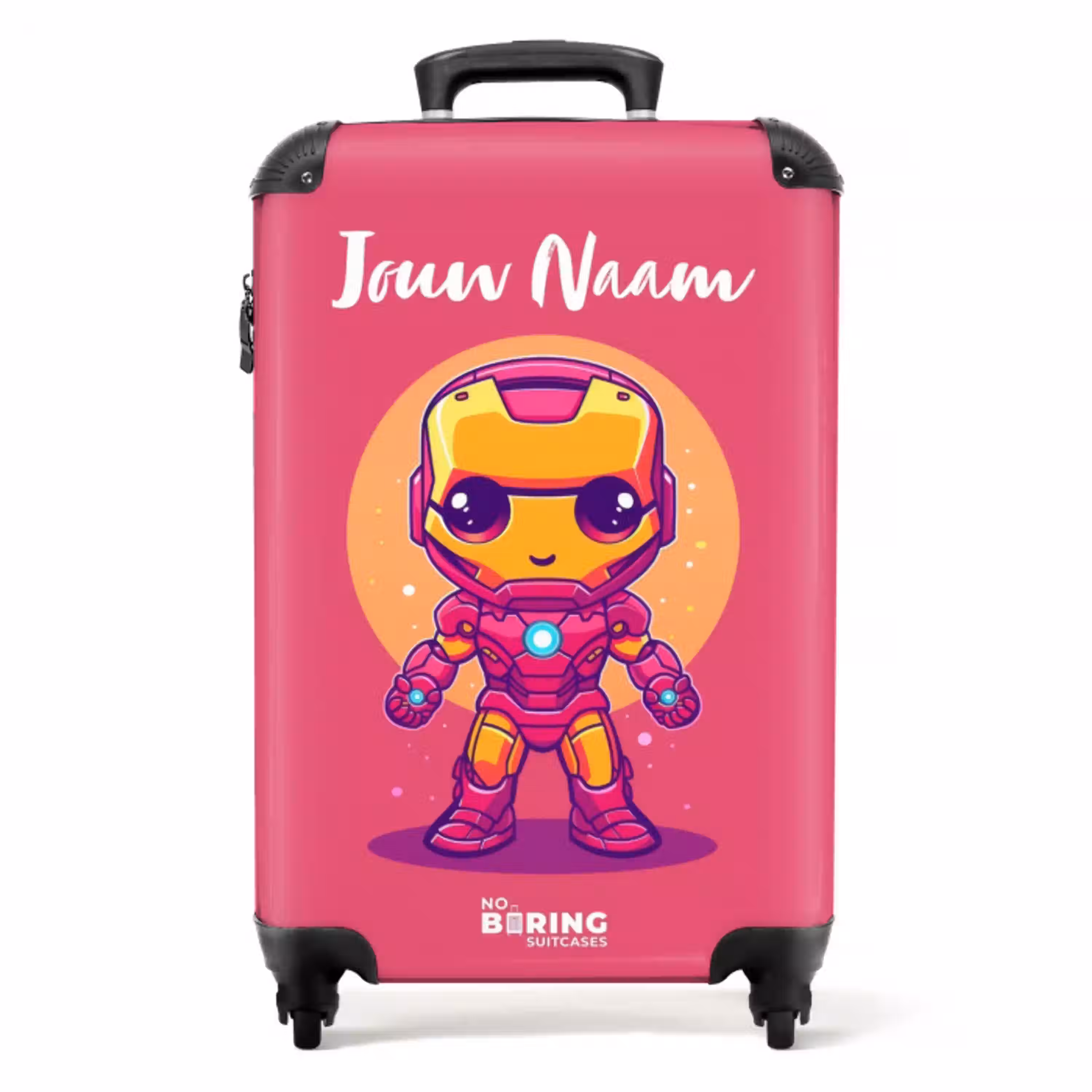 Roze ranger NBS - Handbagage koffer - Kinderen Unisex middel -productfoto_recht